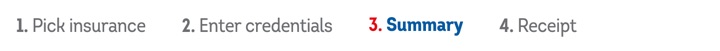 Old sketch of pagination with step number and label